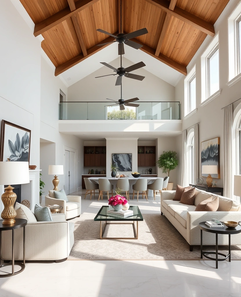 Beautifully appointed model home interior awaiting your visit